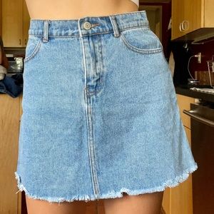 Brandy Melville denim mini skirt